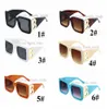 6 färger Fashion Designer Square Eye Men Kvinnor Solglasögon Gradient Blue Beige Brown Lens Sun Glasses Big Feminino de Sol UV400 10PSC Fast Ship Promotion4989460