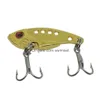 Metall Vib Hard Fishing Lure Bass Kurbelköder Spinner Blade für Drop -Lieferung DHXA4