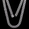 Sterling Sier VVS MOISSanite Diamond Necklace Hip Hop Gioielli ghiacciati Cuban Link Catena per uomini