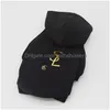 Masowe kamizelki ubrania dla psów drukowania swetra luksusowe listy listy do zasilaczy dla szczeniąt z hat produktów sumsum D2205213Z Dr Dhdlj