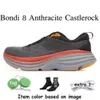 One Bondi 8 Clifton 9 Shifting Sand Foam Runner Sapatos femininos Grátis Designer Triple Black White Kawana Tamanho 47 13 13