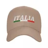 Ball Caps Punk Unisex Italy Flag Baseball Cap для взрослого итальянский