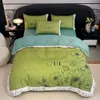 All Four Piece Set Pure Cotton Bed Sheet Net Red Chao Brand Digital Printed Duvet Cover