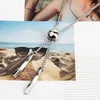 Bow Ties Bead Bolo Tie Pendant Cool Necklace Clavicle Chain Chokers With Blingbling Lariat