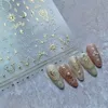 Bronzing Heart Stickers for Nails Gold Sliver Laser Sun Star Moon Adhesive Sliders DIY Nail Art Accessoires décorations