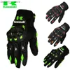 Radsporthandschuhe Neue Kawasaki -Handschuhe Vollfinger Kawasaki Motorcyc Handschuhe Sommermänner und Damen Fashionab und Breemabschableitungen L48