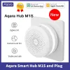 Produkter 2022 Nyaste AQARA SMART HUB M1S GATEWAY Wireless ZigBee 3.0 WiFi RGB LED Night Light Remote Control för Xiaomi Mijia HomeKit App