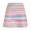 Gonne pastello boho watercolor pattern mini gonna vestiti pantaloncini eleganti donne sociali