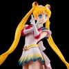Akcja Figury 23 cm Anime Sailor Moon Figure Doll Princess Serenity Cake Ornaments Kolekcja Pvc Tsukino Usagi Figur Model Toys Prezenty Y240415
