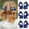 Accessoires de cheveux 2pcs Clips de papillon sucré Ribbon Solid Princess Hairpins Chirldrea Korea Barrettes Headwear mignon