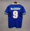 87 90 92 93 94 95 96 97 99 01 08 Glasgow Rangers FC Retro Soccer koszulka Gerrard Gascoigne Laudrup Gerrard McCoist Football Shirt