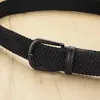 Taille -kettingbanden Heren Casual geweven elastische riem voor Outdoor Rock Climbing Training Work Mens Belt Fashion Dames Belt gecombineerd met jeans Beltl240416