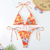 Trajes de baño para mujeres Camuflaje sexy micro bikini 2024 traje de baño femenino bikinis set brasileño playa ropa de baño bíqui