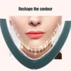 Ansiktslyftare V-Line Up Face Lifting Belt Face Slimming Vibration Massager LED Display Beauty Instrument Beauty Health Tool 240416