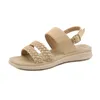 Designer Women Sandals Black Brown Classic Sliders Waver Summer Comfortable Soft Breathable Beach Girl Sandal Casual slippers
