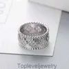 2024 Четыре листового клевера Cleef Ring Kaleidoscope Designer Rings для женщин 18 тыс. Золотого серебряного кольца роскошные кольца роскошные кольца валентинки вечеринка ювелирные украшения