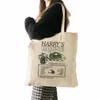 Сумка для дома Гарри Сумка Сумка Can -Canvas Shop Bag Сумки с большой емкостью для плеча эстетические складные сумки B7IA#
