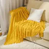 Cobertores Bohemian Throw Blanket Sofá Tampa de cor sólida de cor geométrica para camas Decoração de decoração de casa Shawl macio