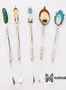 Cartoon Dabbers escultura de cera Dab Ferramenta de aço inoxidável Acessórios para fumantes para Banger Quartz Nails Bongs Dab Oil Rigs8684065