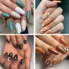 120st Full Cover Press på Stiletto Almond Square Coffin French False Fake Soak Off Gel Nail Extension Tips Capsule