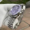 Armbandsur SteelDive Men Automatic Watch 41mm Purple Mechanical Heviswatch Diver 300m vattentät C3 Luminous Sapphire NH35 Ceramic Bezel