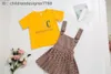 ブランド幼児デザイナーの服セットキッズTシャツショーツTファッショントップブランド夏の子供の宝物と女の子コットンAAA