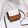 Väska 2024 Skönhetsdesign Small Mini Square Women Bags Hucket Portable Fashion Japan Korean Söt singel axel med ER -pris