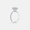 Ainuoshi 3 Carat Round Cut Engagement Ring Any 925 Sterling Silver Ring Party anel Aneis Anillos per Women High Impiesting Bande da sposa Y233G