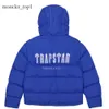 Trapstar Tracksuit 2024 New Men's Jacket Winter Warm Fashion Classics Trapstar London Hoodie Detachable Hooded Down Jacket Black Red Embroidered Letter Coat 1913