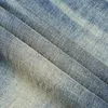 Pantaloni di marca di design a blu elastico retrò elastico di alta qualità da uomo di Jeans Street