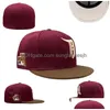 Ball Caps Designer Chaps ajustés broderie Baseball Chapeau de baseball All Teams Logo Coton Unisexe Cap Snapbacks Street Outdoor Sports Mens Siz Dhyit