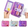 2021 Babysbreath Laser Shining Card Bag Girls Driver's License Bag Heart HASP ID Kreditkort Holder Holder Case Busin Card Bags V3RU#
