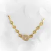 Braccialetti Link Accessori per donne anelli oro ritagliato micro set zircone Bracciale per gioielli