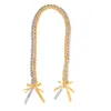 Colliers pendants élégants ruban de graduation leis charme cordon décoratif hxba