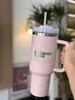 Rose Quartz Polar Swirl Pink Parade Traget Red Holiday 40oz H2.0 Stainless Steel Tumblers Cups with handle Lid And Straw Travel Car Mugs Water Bottles