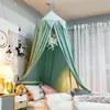 Hung Dome Mosquito Net For Baby Children Crib Bed Tent Girls Bedding Living Room Decor Corner Canopy Tent Mosquito Net Bebe 240412