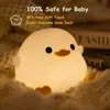 ランプシェードLED CHILDRENS NIGHT LIGHT DODO DUCK NIGHT LIGHT 20分間のタイマータッチは、ベッドルームとリビングルームのデスクライトを充電するために使用されますQ240416