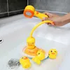 New Bath Toys Baby Wasserspiel Piratenschiff Duck Model Wasserhahn Elektrikspray für Kinder Schwimmen Badezimmer Kinder Geschenke Y240416