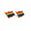 Gioielli bandiera arcobaleno spilla ferro farfalla fibbia per la fibbia distinta abbigliamento collare per spillo gay lape 242n drop drop drop kids kids maternity accecce dh5jv