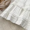 SURMIITRO Mini Pleated Skirt Women Summer Korean Fashion White Black All Match Ruffles Aesthetic High Waist Female 240416