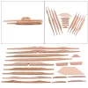 Câbles 17pcs Kit de bois d'autoue en épicéa 41 pouces pour guitare acoustique Luthier DIY ACCESSOIRES PIÈCES GS307