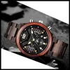 Wristwatches Men's Wooden Analog Quartz Fashionable Multifunctional Display Calendar Luminous Watch Gift For Men