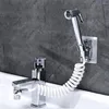 Bathroom Sink Faucets Faucet Sprayer Sprinkler Base Hose Valve Set For Hand Basin Long Flexible Portable Shower Stand