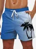 Mentes de plage en vrac Shorts à crampons rapides à la noix de coco sec pour les femmes d'été hommes 3d imprimé sport surdimensionné décontracté 240403