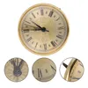 Horloges murales Bell rétro Horloge de style Rétro INSERT CORE DIGITAL POUR HOME POINTER MUTE POINTER DIY ROMMAN ROUND