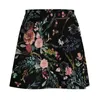 Jupes Midnight Floral Mini Jirt Fashion Fashion Vêtements coréens Vêtements Womans pour l'été