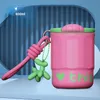 Neue süße Katzenklauen -Thermosbecher mit Seil tragbarer kreativer Kaffeetasse