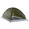Tentas de camuflaje de carpa de campamento Tomshoo para equipos portátiles al aire libre de una sola capa de 2 personas 200130110cm 240416