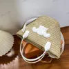 Summer Beach Raffias Basket Anagram Bullo Paglie Pagning Weave Borse Borse Hobo Designer Shopper Borse Travel Corse Croce Crodella Bota Piscina Borsa