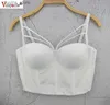 Tanks pour femmes Camis T-shirt Mesh Push Up BRALET SEXY CORSET SUMME COMPRESS TOP FEMME FEMMES ONSIR BURDEMBLE CAMISOLE PADDED TOPS CAMISOLE LOBLE COUPE COMPRÉE L49